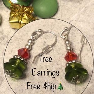 Holiday Earrings Special Occasion Christmas Tree